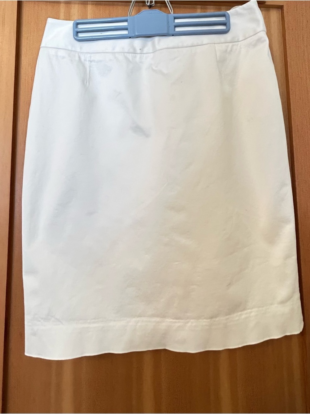 Anne Klein New York White Pencil Skirt Size 10 Classic Work Office Skirt